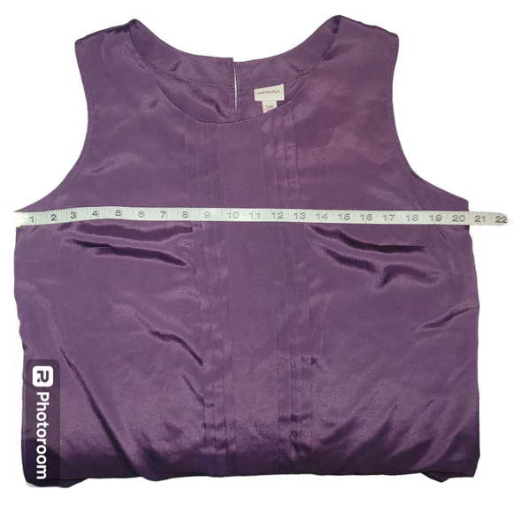 Women's Merona Purple Blouse Size L - Picture 9 of 9